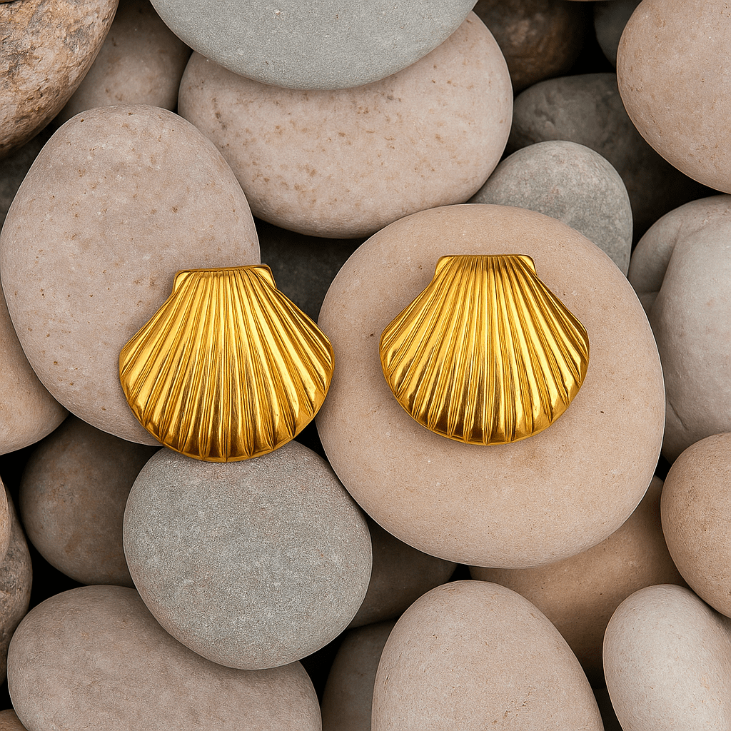 Summer shell earrings