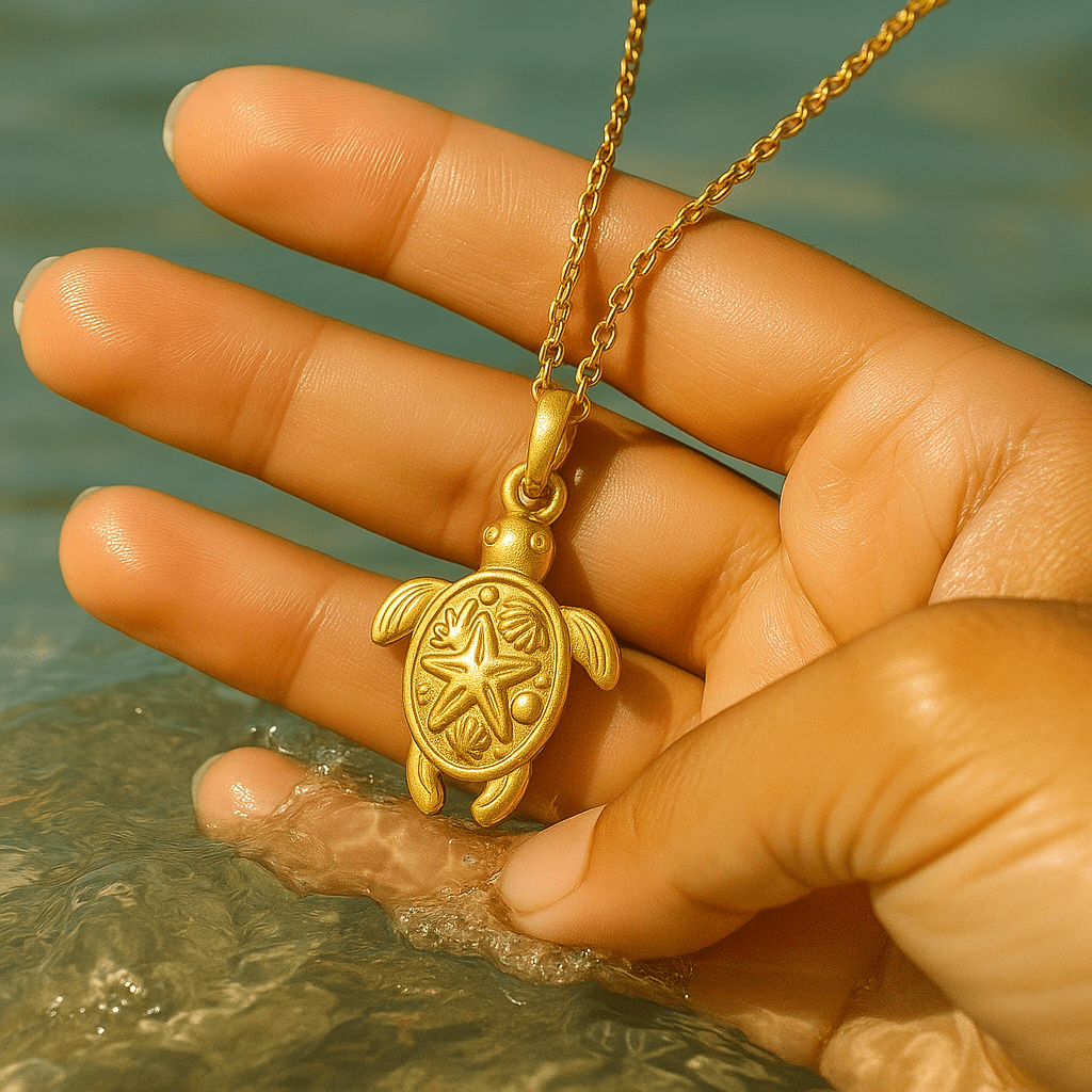 turtle necklace safe for sensitive skin